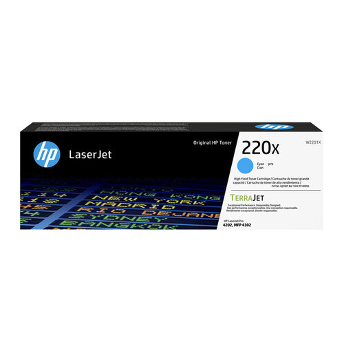 HP Tonercartridge HP W2201X 220X blauw