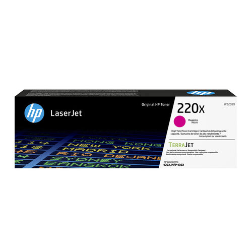 HP Cartouche toner HP 220X W2203X rouge