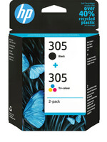 HP Inktcartridge HP 6ZD17AE 305 zwart + 3 kleuren