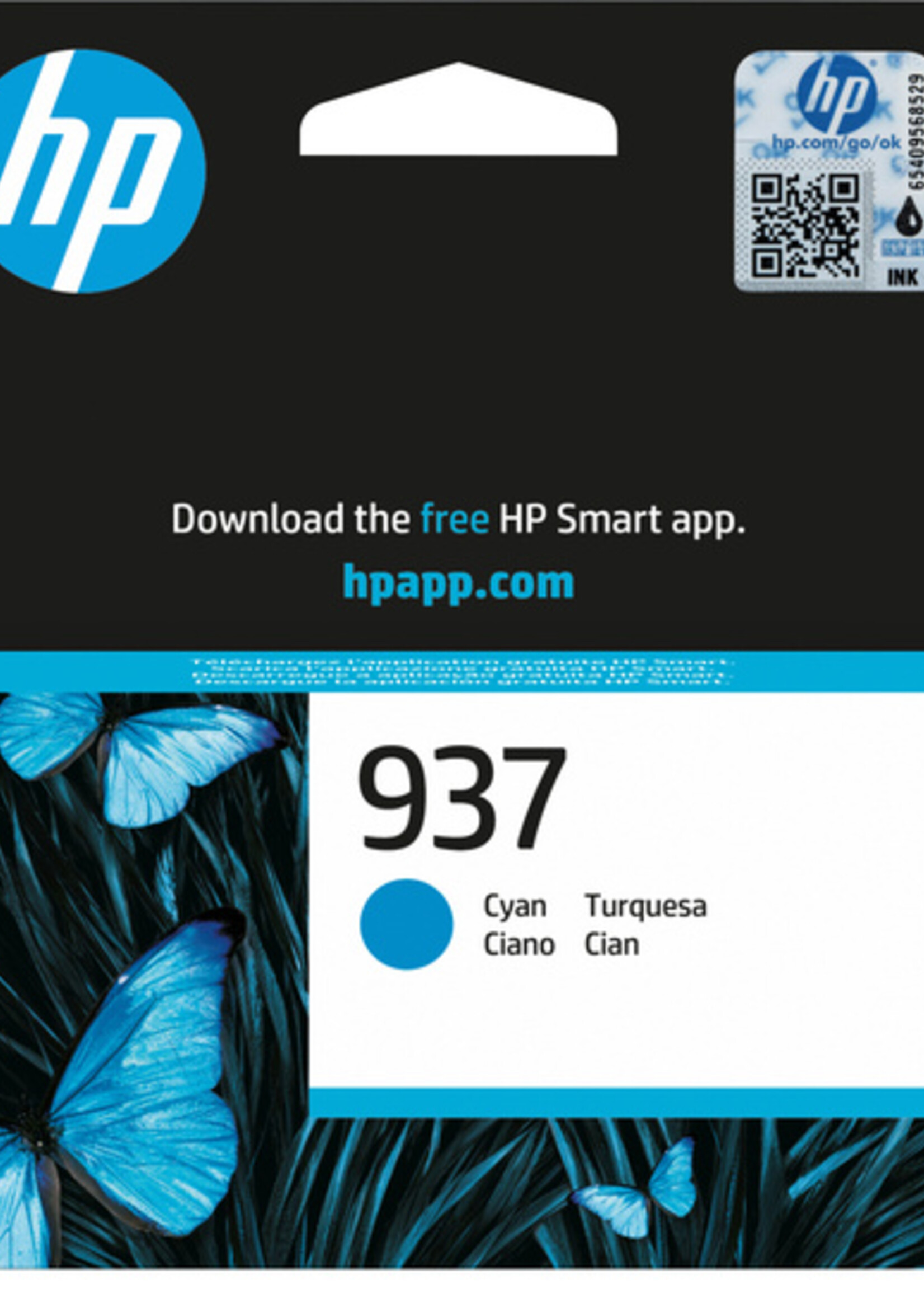 HP Inktcartridge HP 4S6W2NE 937 blauw