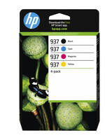 HP Inktcartridge HP 6C400NE 937 zwart + 3 kleuren