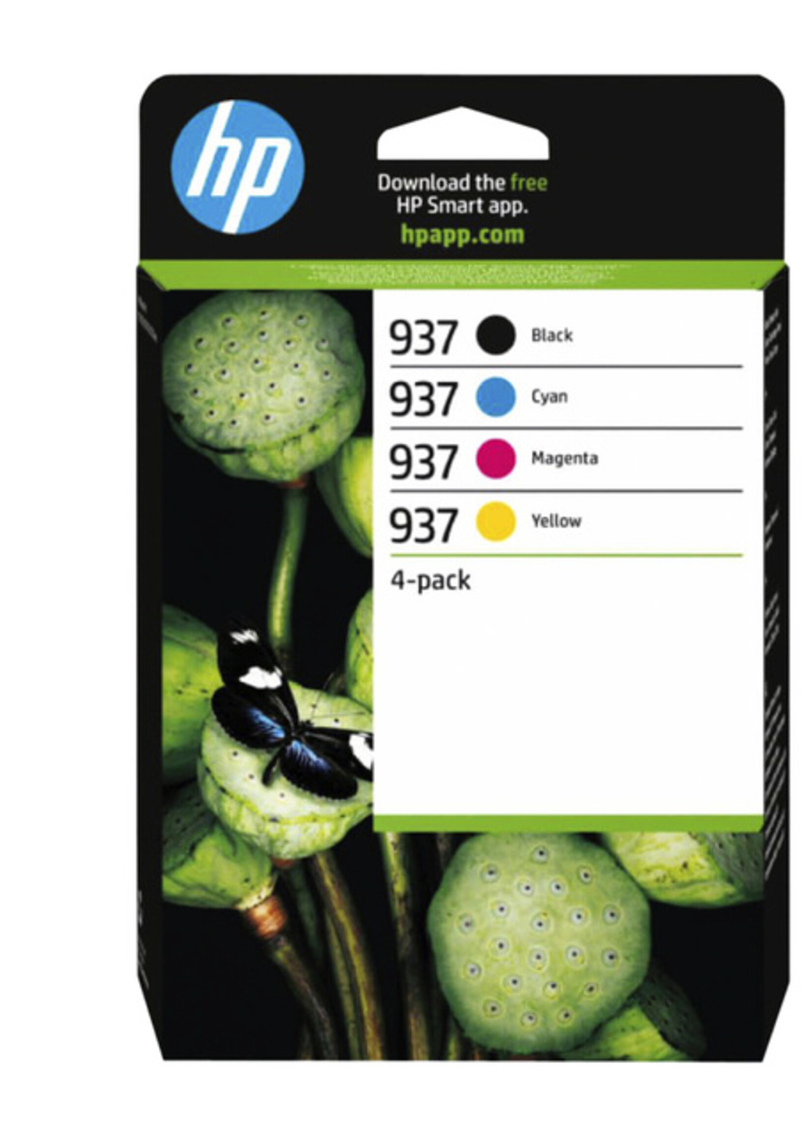 HP Cartouche d'encre HP 6C400NE 937 noir + 3 couleurs