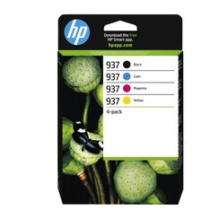 Cartouche d'encre HP 6C400NE 937 noir + 3 couleurs