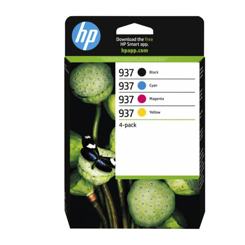 HP Cartouche d'encre HP 6C400NE 937 noir + 3 couleurs