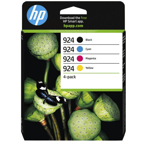HP Cartouche d'encre HP 6C3Z1NE 924 noir + 3 couleurs