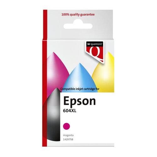 Quantore Cartouche d'encre Quantore alternative pour Epson 604XL T10H34 rouge