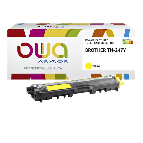 OWA (OAR) Toner OWA alternatief tbv Brother TN-247Y geel