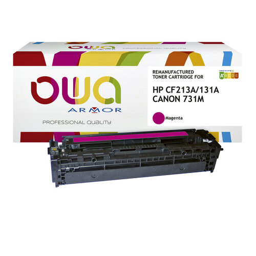 OWA (OAR) Cartouche toner OWA alternative pour HP CE213A rouge