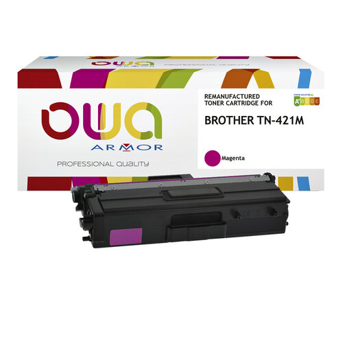 OWA (OAR) Toner OWA alternatief tbv Brother TN-421M rood