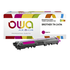Cartouche toner OWA alternative pour Brother TN-247M rouge