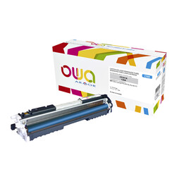 Cartouche toner OWA alternative pour HP CF351A bleu