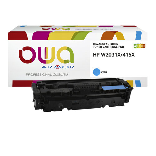 OWA (OAR) Tonercartridge OWA alternatief tbv HP W2031X blauw