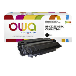 Cartouche toner OWA alternative pour HP CE255X noir