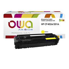Cartouche toner OWA alternative pour HP CF402A jaune