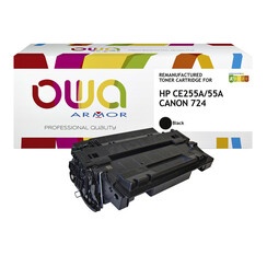 Cartouche toner OWA alternative pour HP CE255A noir