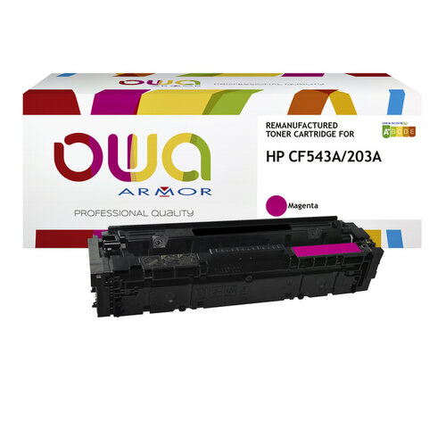 OWA (OAR) Tonercartridge OWA alternatief tbv HP CF543A rood