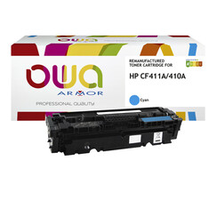 Cartouche toner OWA alternative pour HP CF411A bleu