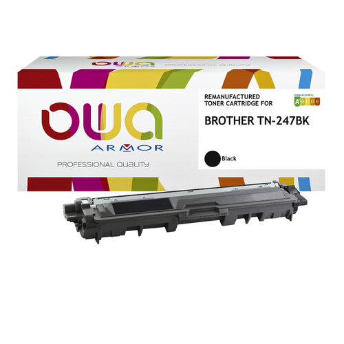 OWA (OAR) Toner OWA alternatief tbv Brother TN-247BK zwart