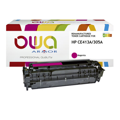 OWA (OAR) Cartouche toner OWA alternative pour HP CE413A rouge