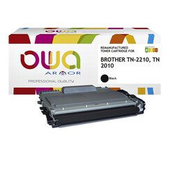 Toner OWA alternatief tbv Brother TN-2210BK zwart