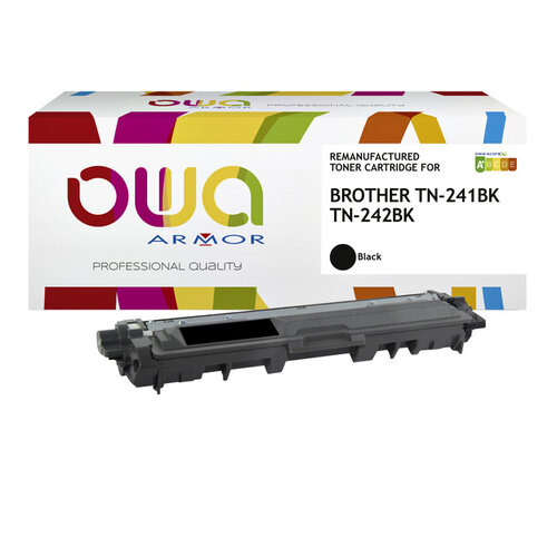 OWA (OAR) Toner OWA alternatief tbv Brother TN-241BK zwart