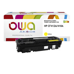 Cartouche toner OWA alternative pour HP CF412A jaune