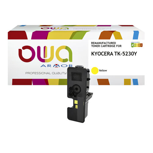 OWA (OAR) Toner OWA alternatief tbv Kyocera TK-5230Y geel