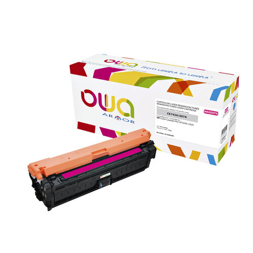 OWA (OAR) Tonercartridge OWA alternatief tbv HP CE743A rood