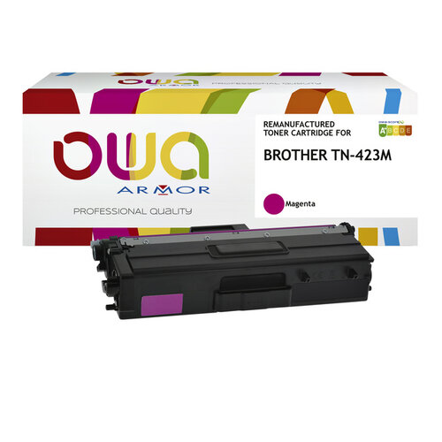OWA (OAR) Toner OWA alternatief tbv Brother TN-423M rood