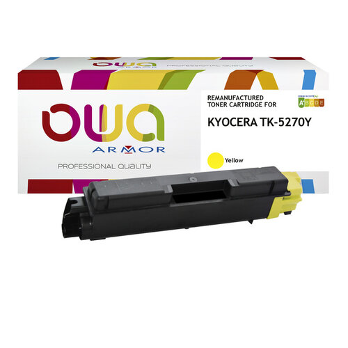 OWA (OAR) Toner OWA alternative pour Kyocera TK-5270Y jaune