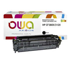 Cartouche toner OWA alternative pour HP CF380X noir