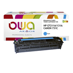 Cartouche toner OWA alternative pour HP CF211A bleu