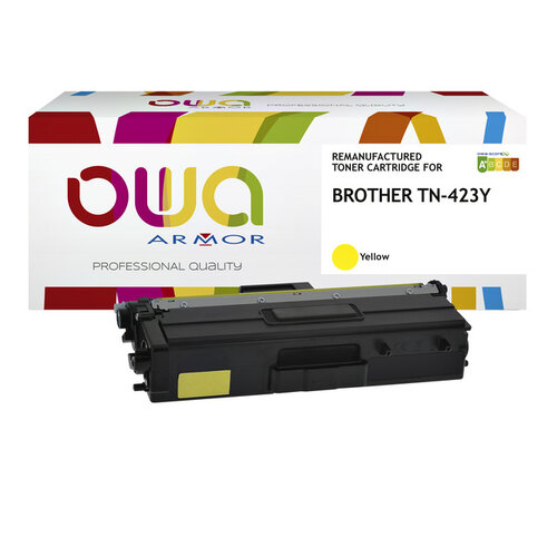 OWA (OAR) Toner OWA alternatief tbv Brother TN-423Y geel