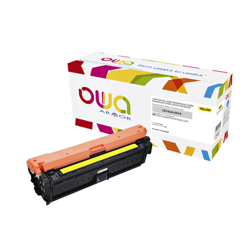 OWA (OAR) Cartouche toner OWA alternative pour HP CE742A jaune