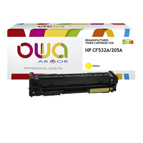 OWA (OAR) Tonercartridge OWA alternatief tbv HP CF532A geel