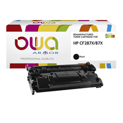 Cartouche toner OWA alternative pour HP CF287X noir