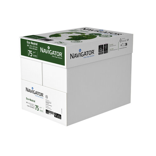 Navigator Kopieerpapier Navigator Eco-Neutral A4 75gr wit 500vel