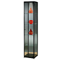 Sdb Vitrine SDB MPC-400 LED noir 400x400x2000mm
