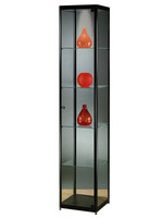 Sdb Vitrinekast SDB mpc-400 led zwart 400x400x2000mm