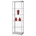 Sdb Vitrine SDB MPC-600 LED gris 600x400x2000mm