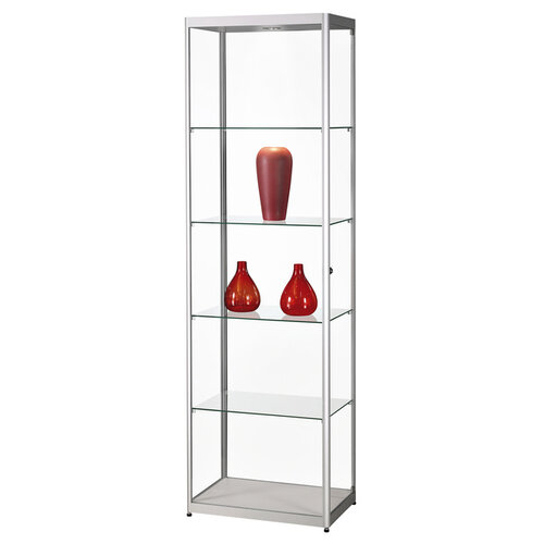 Sdb Vitrine SDB MPC-600 LED gris 600x400x2000mm