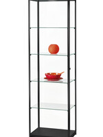 Sdb Vitrine SDB MPC-600 LED noir 600x400x2000mm