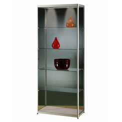 Vitrine SDB MPC-800 LED gris 800x400x2000mm