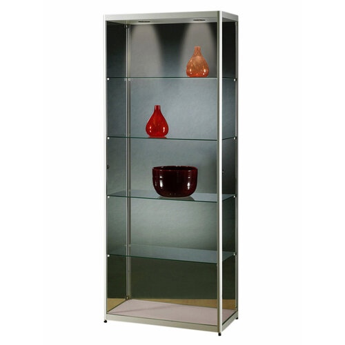 Sdb Vitrine SDB MPC-800 LED gris 800x400x2000mm