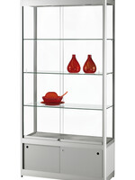 Sdb Vitrine SDB gpc-o-1000 led zilver 1000x400x2000mm