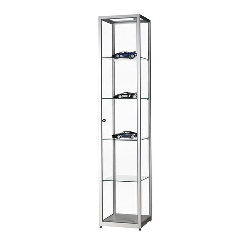 Sdb Vitrine SDB WMS-H400 gris 400x400x1984mm