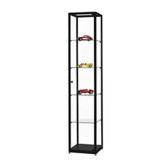 Vitrine SDB WMS-H400 noir 400x400x1984mm