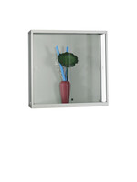 Sdb Vitrine murale SDB WMA-H1000 W gris 1000x300x984mm