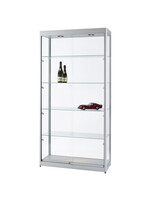 Sdb Vitrine SDB 315-1000 LED mag gris 1000x400x2000mm