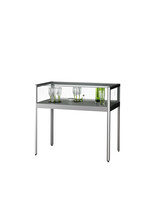 Sdb Table vitrine SDB TAV-1 gris 1000x600x920mm